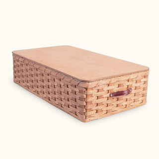 Under Bed Storage Basket | Amish Wicker Underbed or Coffee Table Storage
