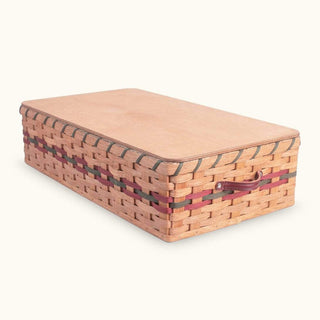 Under Bed Storage Basket | Amish Wicker Underbed or Coffee Table Storage